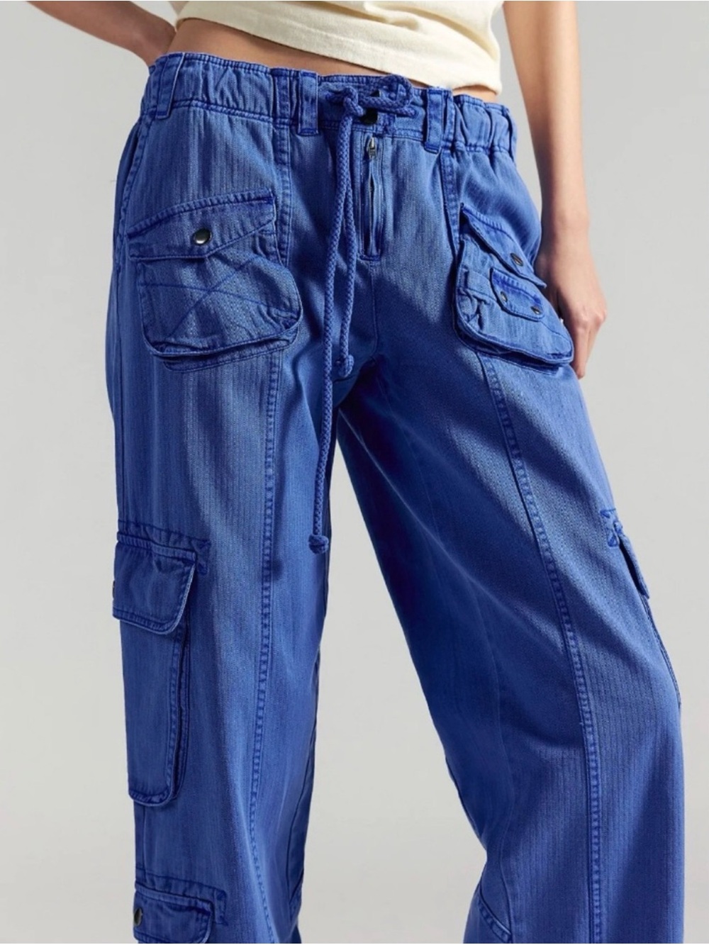 Free People - We The Free Tahiti Pull-On Cargo Pants - Picture 3 of 9